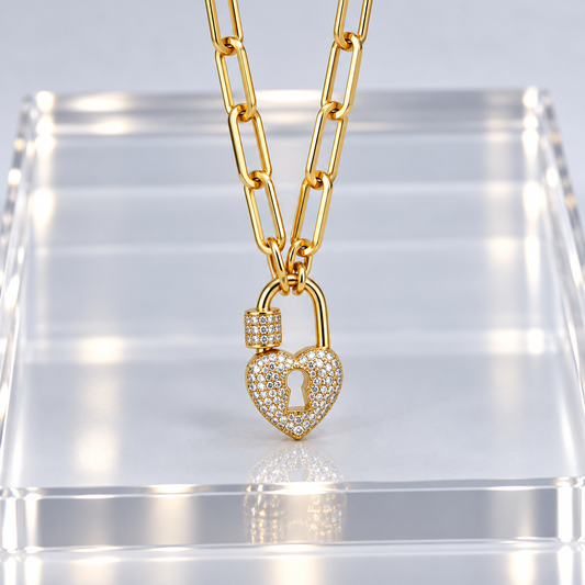 Lock My Heart Necklace